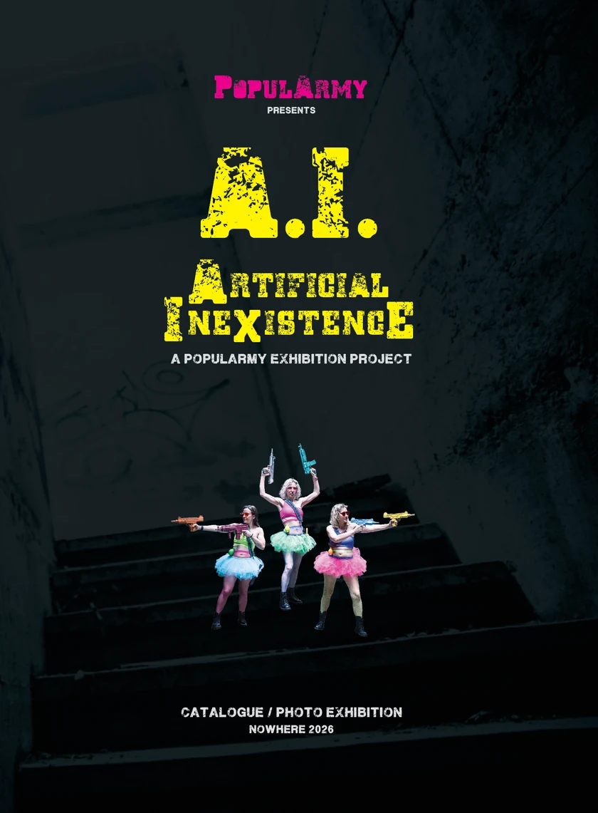 Copertina del catalogo A.I. Artificial Inexistence